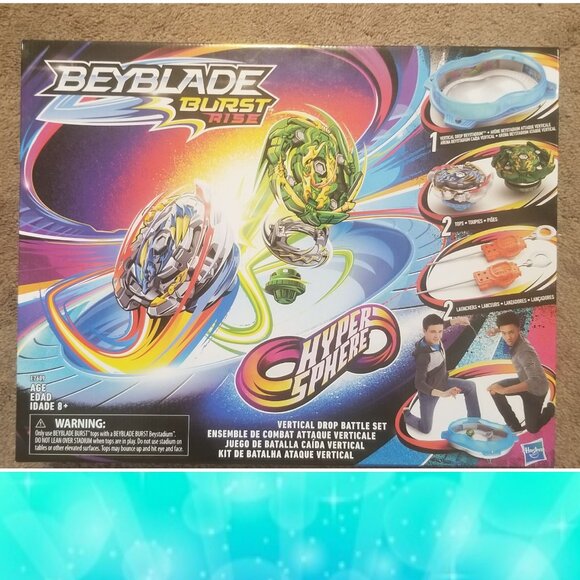 Beyblade Burst Rise Hypersphere Vertical Drop Battle Set - Picture 1 of 2
